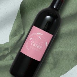 Rosa Bridesmaid Frieri etikett