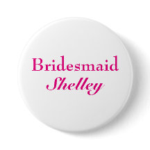 Rosa Bridesmaid-knapp