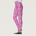 Rosa Bridesmaid Maid of-Honor Brudens sida Legging<br><div class="desc">Kopplingar har en originalmarkör som illustrerar en rad söt klänningar. Perfekt till brudens sida! Designern är tillgänglig för att skapa och överföra anpassad design så att det matchar färg och teman i bröllop. Klicka på "Fråga den här designern" för att börja designen processaa!</div>