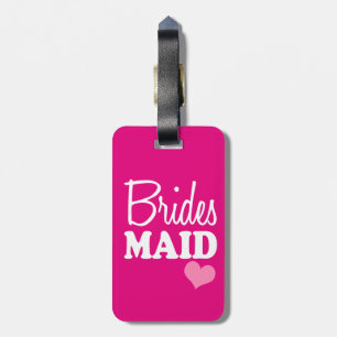 Rosa Bridesmaid-resetagg Bagagebricka
