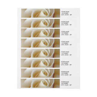 Rosa bröllopfoto för kräm etikettband