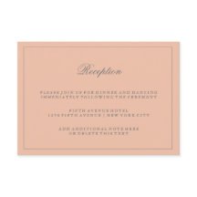 Rosa-bröllopsmottagning för enkel Snyggt