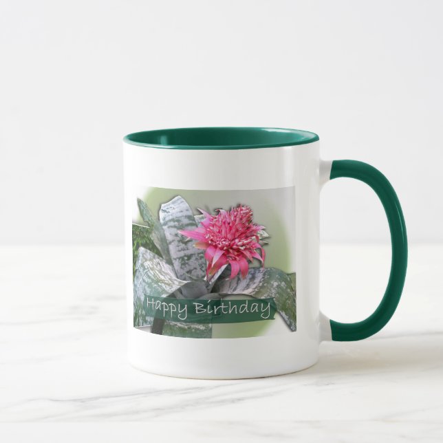 Rosa Bromeliad Mugg (Höger)