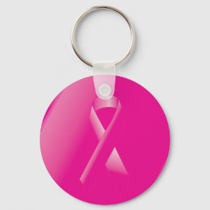 ROSA BRÖSTCANCER MEDVETENHET RIBBON ORSAKAR KVINN NYCKELRING