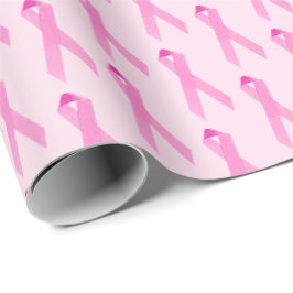 Rosa Bröstcancer överlevande Rosett band Presentpapper