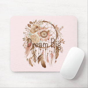 Rosa Brown Blommigt Dream Catcher Musmatta