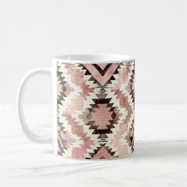 Rosa Brown Cowgirl Southwest Tribal Kaffemugg