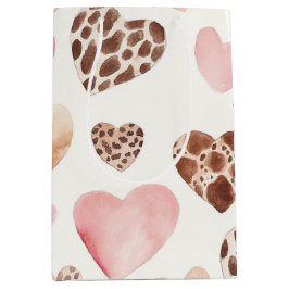 Rosa Brown Cream Leopard Animal Hearts Birthday