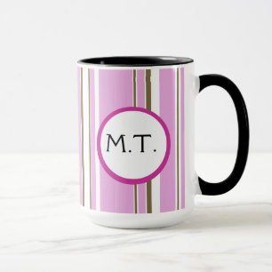 Rosa Brown Rand Monogram Mugg