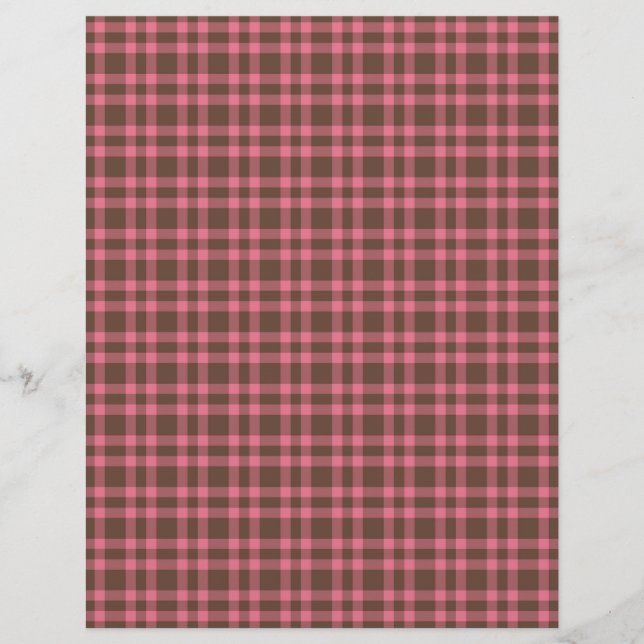 Rosa Brun Karomönster Brevhuvud (Framsida)
