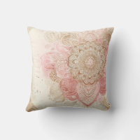 Rosa Brun Kräm Mandala Boheme Boho Mode