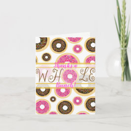 Rosa & Bruna Strössel Donuts Modern Tacksamhetskor Tack Kort