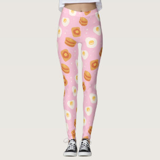 Rosa Brunch-legeringar Leggings