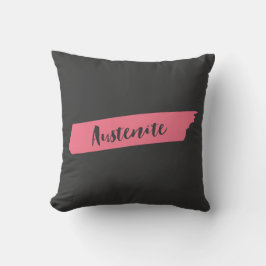 Rosa Brush Austenite Kudde
