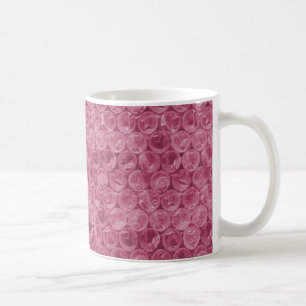 Rosa bubbelskrot mönster kaffemugg