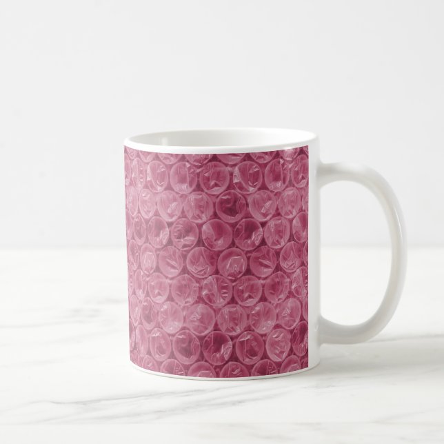 Rosa bubbelskrot mönster kaffemugg (Höger)