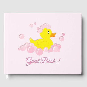 Rosa Bubble Bath Flicka Shower Guest Bok