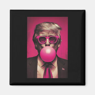 Rosa Bubblegum Magnet