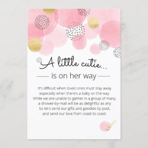 Rosa Bubbles - Baby Shower-inbjudan Inbjudningar