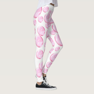 Rosa Bubbles White Leggings