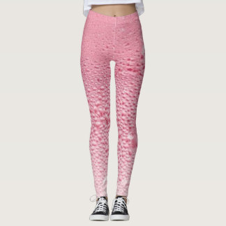 Rosa bubblig champagne leggings