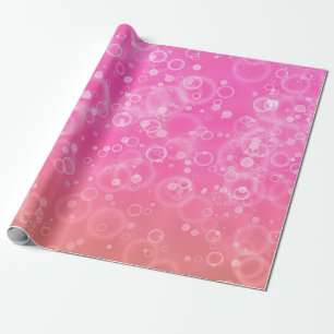 Rosa bubblor presentpapper