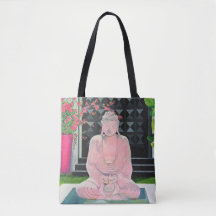 Rosa Buddha Tote Bag