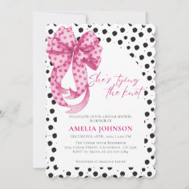 Rosa bugar Hon Gifter sig Möhippa Inbjudningar