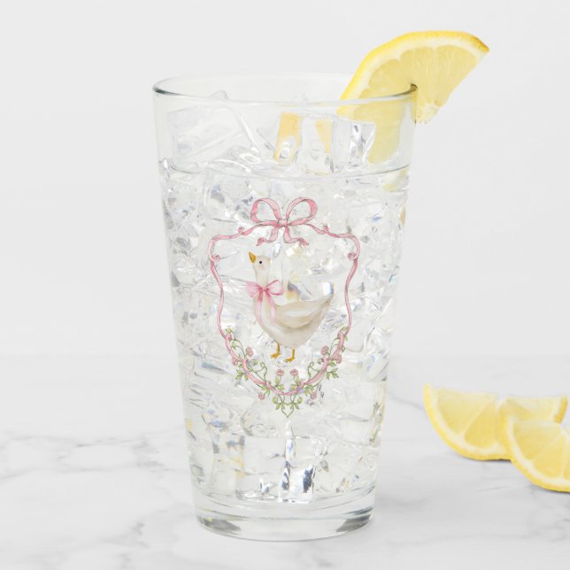 Rosa-buggen Goose Vapensköld Flicka dusch Glaskopp (Bakside Is)