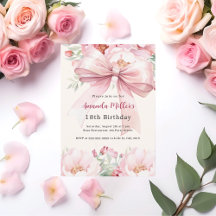 rosa-buggfödelsedag för blommigt