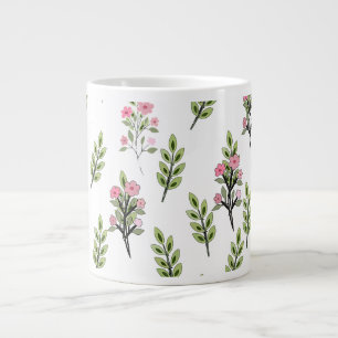 Rosa buketter jumbo mugg