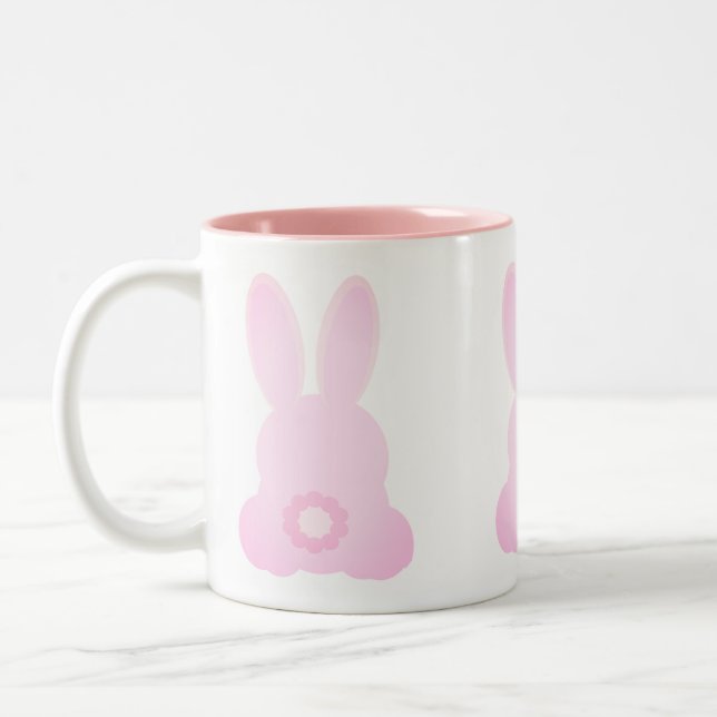 Rosa Bunnies Mugg (Vänster)