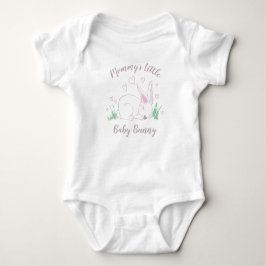 Rosa Bunny Baby Shower Woodland Watercolor T Shirt