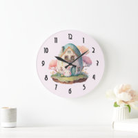 Rosa Bunny & Egg Shaped House Kawaii Stil