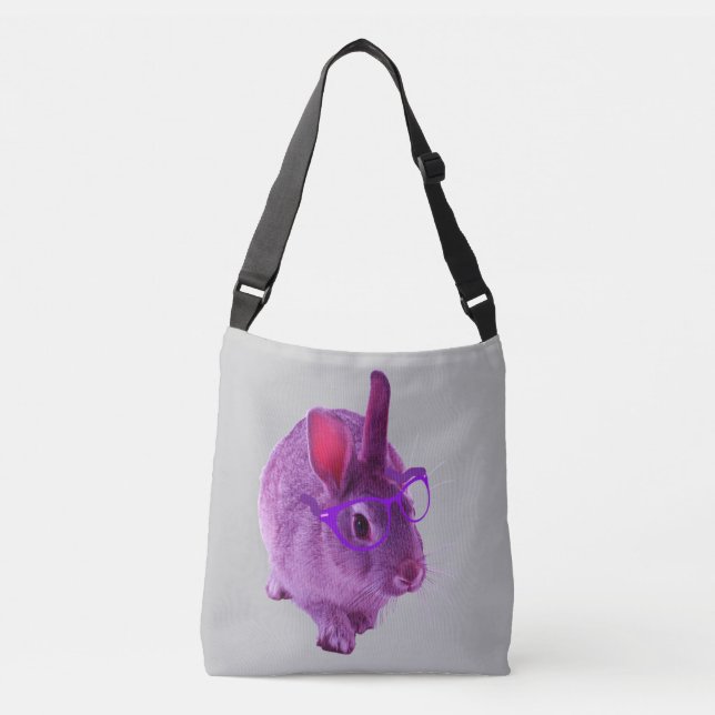 Rosa Bunny i Sunnies Axelväska (Framsida)