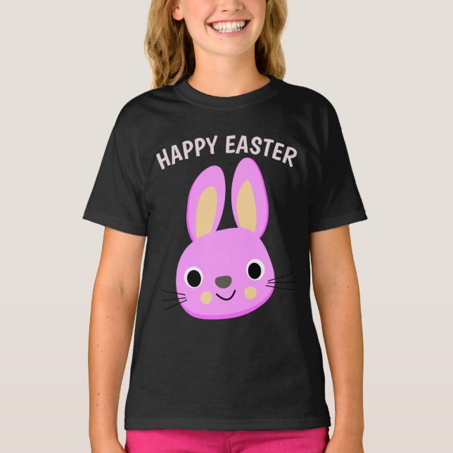 ROSA BUNNY PÅSK KIDS T-SHIRTS (Framsida)