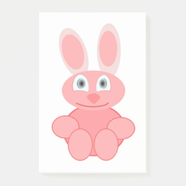 ROSA BUNNY RABBIT POST-IT BLOCK (Framsida)