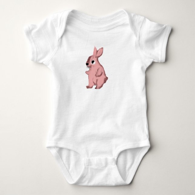 Rosa Bunny T Shirt (Framsida)