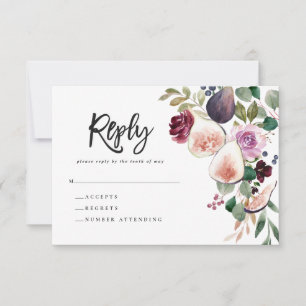 Rosa, burgundsskript och fikonskript med fet blomm