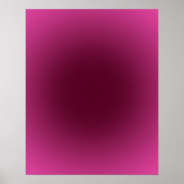 Rosa Burgundy Aura Gradient 16x20 Poster (Framsidan)