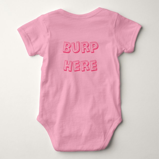 Rosa "Burp here" Tee Shirt (Baksida)