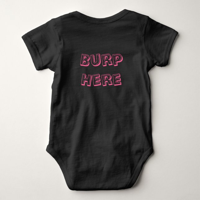 Rosa "Burp here" Tee Shirt (Baksida)