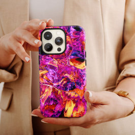 Rosa Burst Abstrakt | iPhone 14 Fodral-Mate
