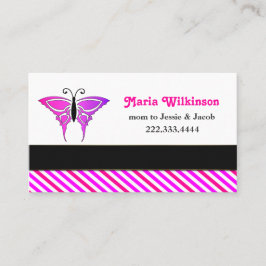 Rosa Burtterfly mammakort