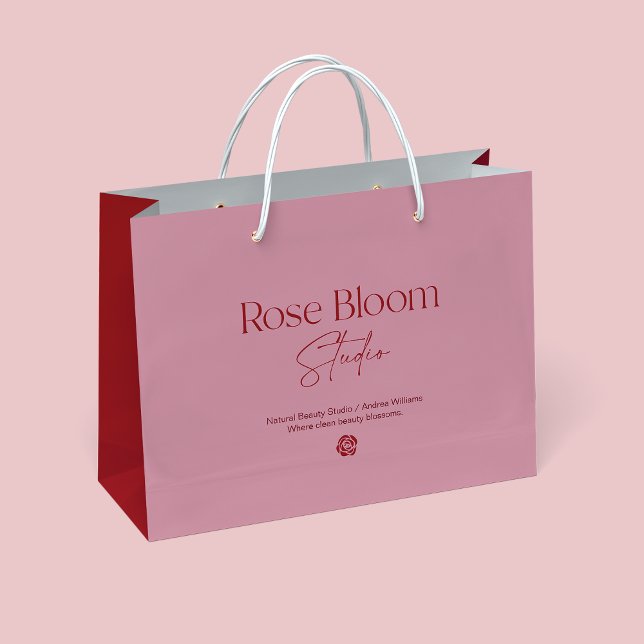 Rosa Business Logotyp Varukorg (Skapare uppladdad)