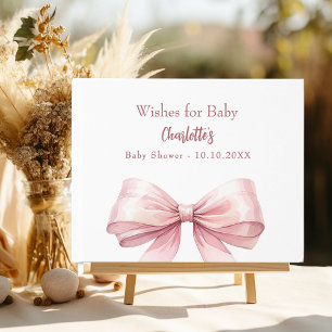 Rosa-buskvit önskemål-flicka Babykläder Gästböcker