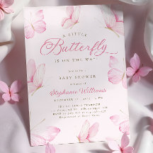 Rosa Butterflies Baby Shower