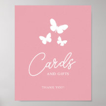 Rosa Butterflies Cards Gifts Möhippa Sign