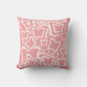 Rosa Butterflies Pillows Kudde