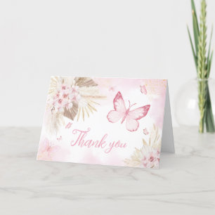 Rosa Butterfly Baby Shower Tack Kort